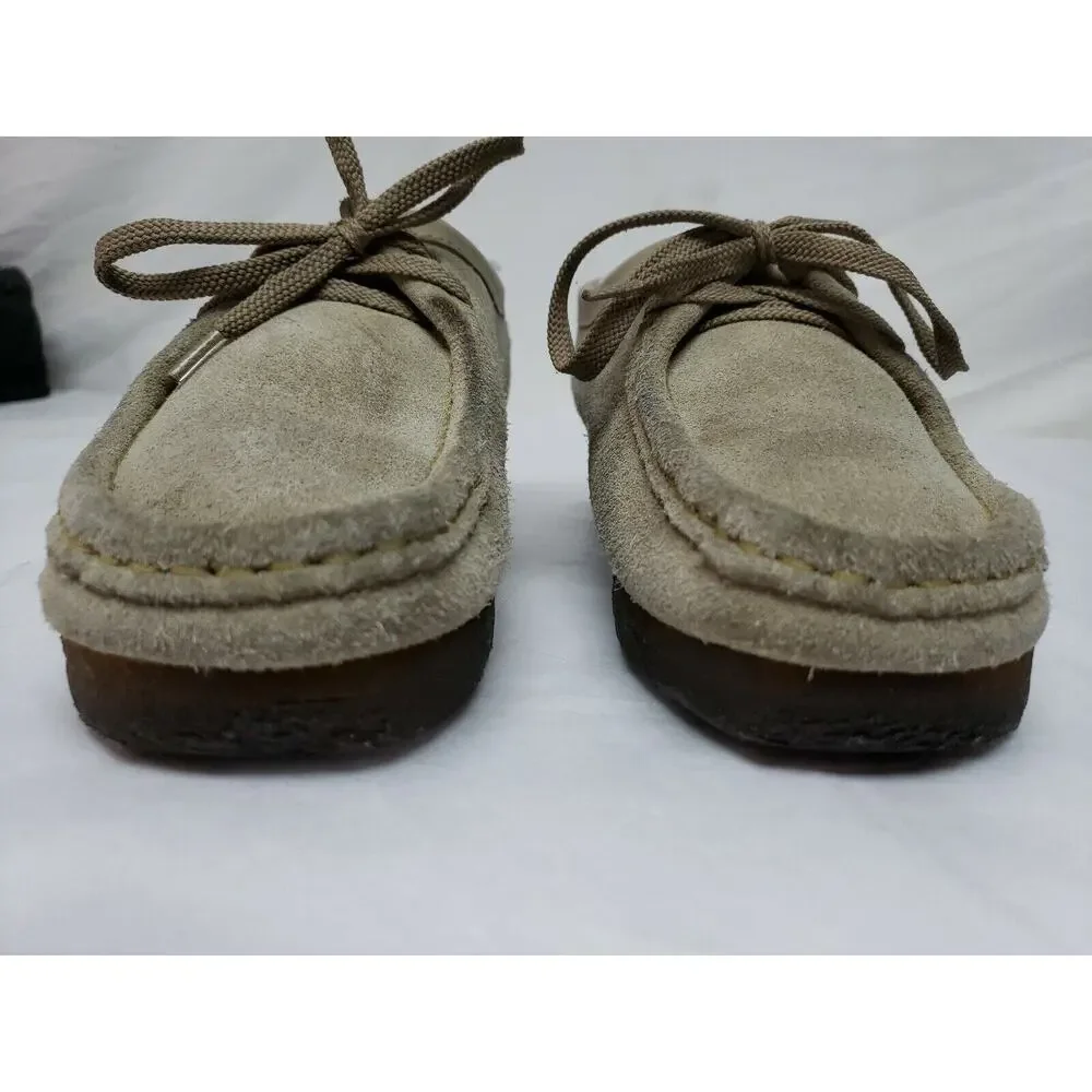 Clark's Original Wallabees Women's Size 8 M Suede Oxford Comfort Shoes 35395